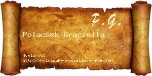 Polacsek Graciella névjegykártya
